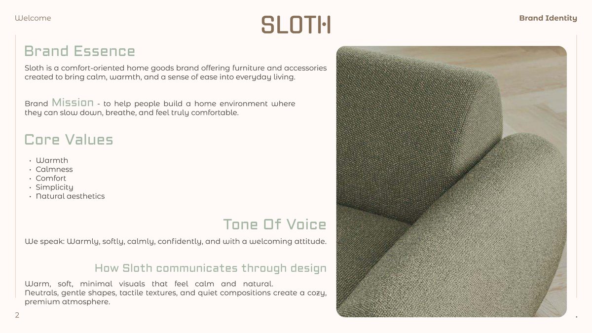 Sloth Guidelines